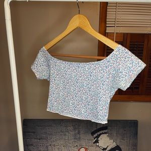 Hollister Floral Crop Top